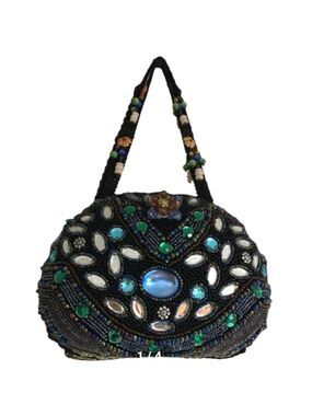 Handmade Beaded & Rhinestone Handbag